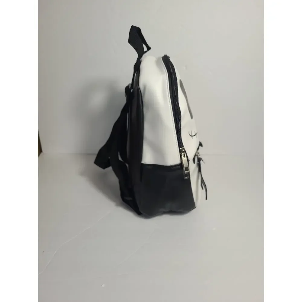Disney Jack Skellington Mini Backpack Nightmare Before Christmas Black White Bat